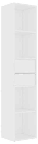 Book Cabinet White 36x30x171 cm Engineered Wood