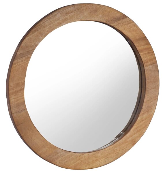 Wall Mirror 60 cm Teak Round