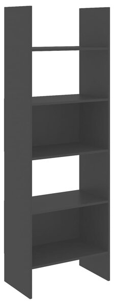 Book Cabinet Black 60x35x180 cm Engineered Wood