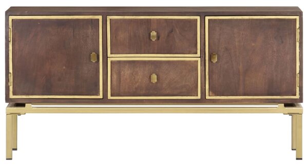 Sideboard 120x29x60 cm Solid Mango Wood