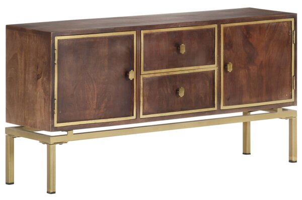 Sideboard 120x29x60 cm Solid Mango Wood