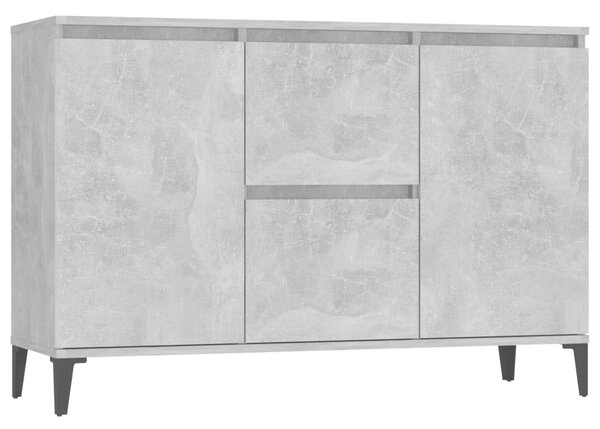 Sideboard Concrete Grey 104x35x70 cm Engineered Wood