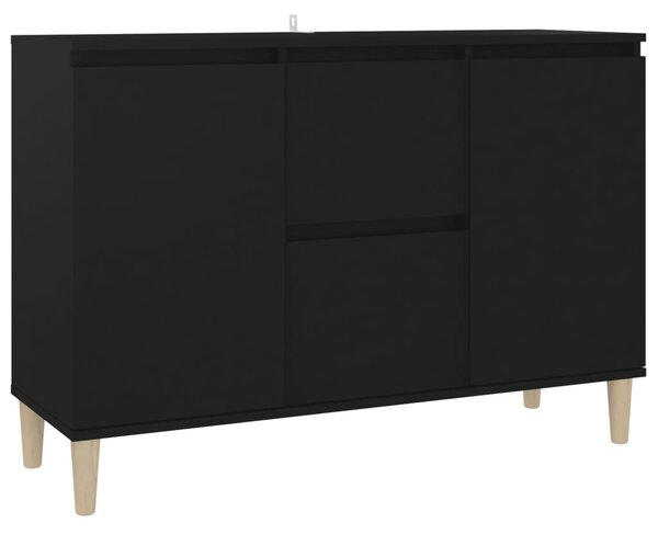 Sideboard Black 101x35x70 cm Engineered Wood