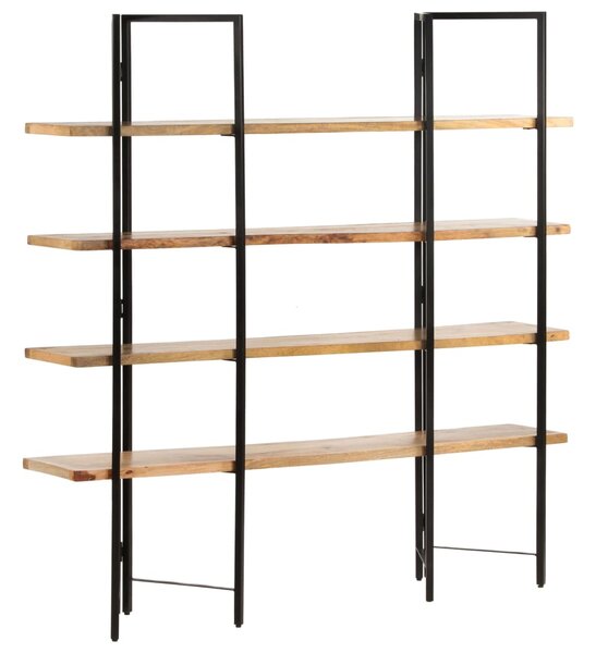 4-Tier Bookcase 160x35x160 cm Solid Mango Wood