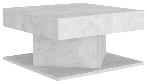 Coffee Table Concrete Grey 57x57x30 cm Engineered Wood