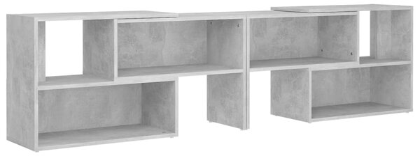 TV Cabinet Concrete Grey 149x30x52 cm Engineered Wood