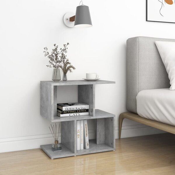 Bedside Cabinets 2 pcs Concrete Grey 50x30x51.5 cm Engineered Wood