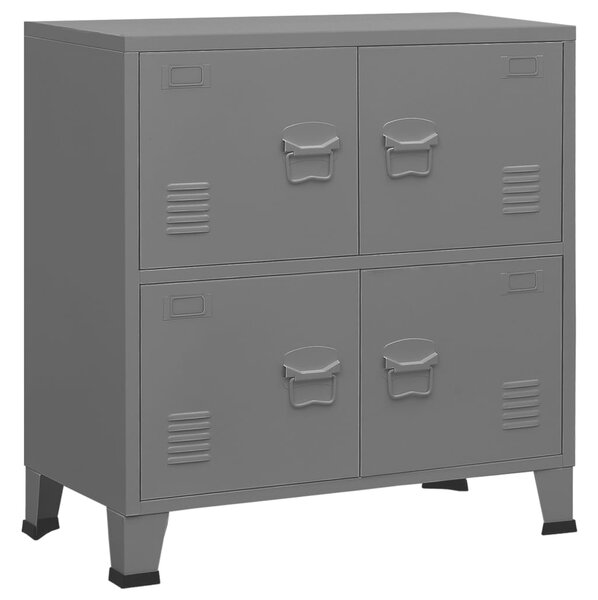 Industrial Storage Chest Anthracite 75x40x80 cm Steel