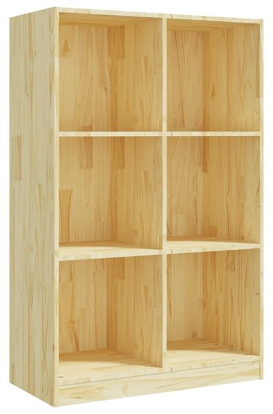 Book Cabinet 70x33x110 cm Solid Pinewood