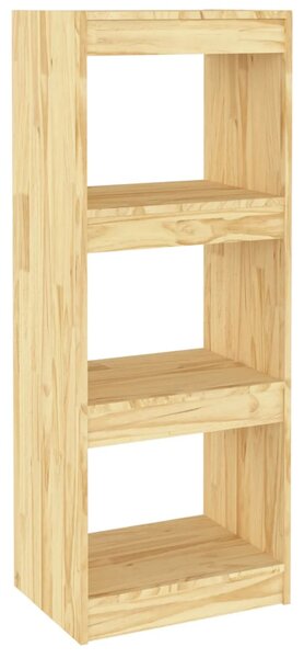 Book Cabinet/Room Divider 40x30x103.5 cm Solid Pinewood