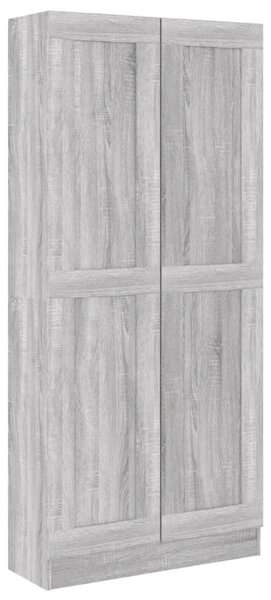 Book Cabinet Grey Sonoma 82.5x30.5x185.5 cm Engineered Wood