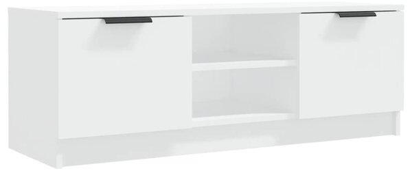 TV Cabinet White 102x35x36.5 cm Engineered Wood