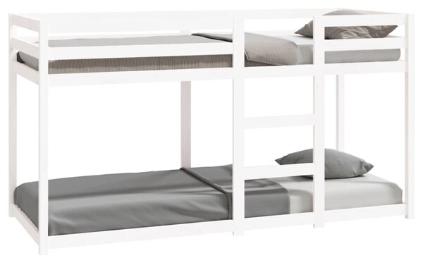 Bunk Bed without Mattress White 80x200 cm Solid Wood Pine