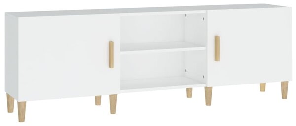 TV Cabinet White 150x30x50 cm Engineered Wood