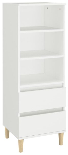 Highboard White 40x36x110 cm Engineered Wood