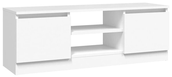 TV Cabinet with Door White 102x30x36 cm