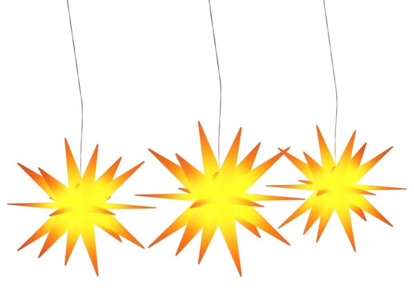 Christmas Lights with LEDs 3 pcs Foldable Yellow