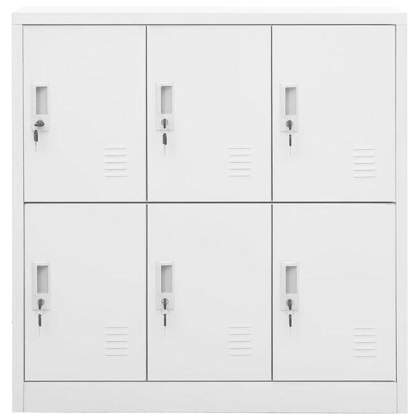 Locker Cabinet Light Grey 90x45x92.5 cm Steel