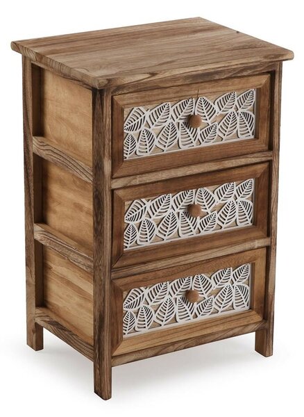 Chest of drawers Versa Leaf Wood 29 x 58 x 40 cm