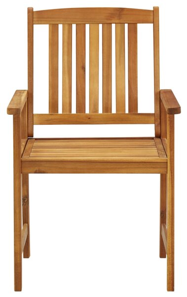 Garden Chairs 4 pcs Solid Acacia Wood