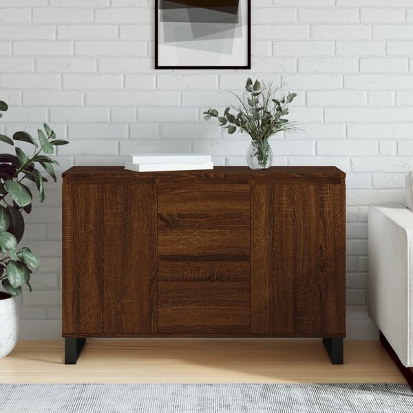 Sideboard Brown Oak 104x35x70 cm Engineered Wood