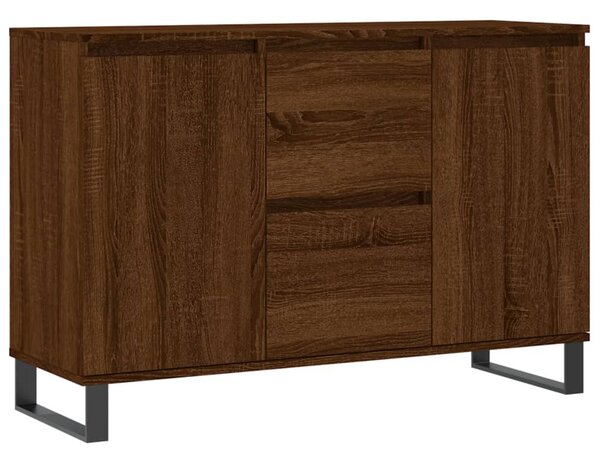 Sideboard Brown Oak 104x35x70 cm Engineered Wood