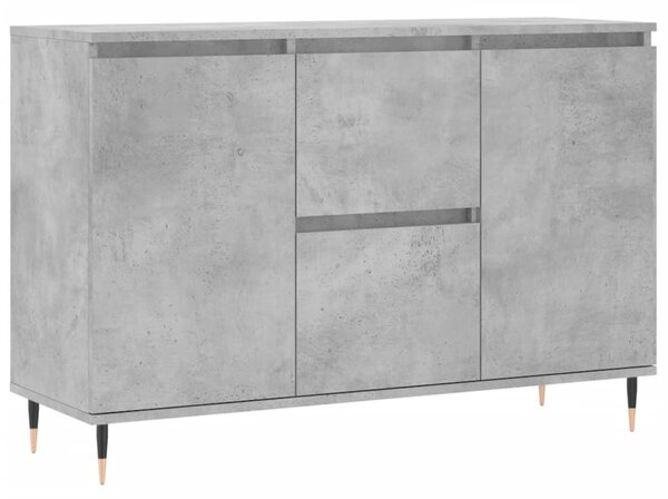 Sideboard Concrete Grey 104x35x70 cm Engineered Wood