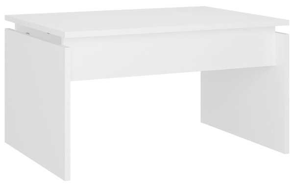 Coffee Table White 68x50x38 cm Engineered Wood