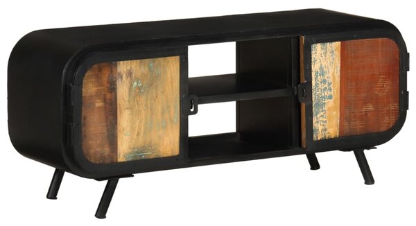 TV Cabinet 110x30x45 cm Solid Reclaimed Wood