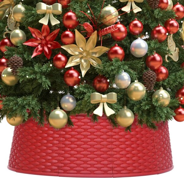 Christmas Tree Skirt Red Ø65x19.5 cm