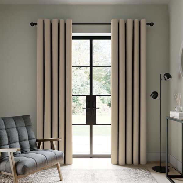 Berlin Blackout Eyelet Curtains