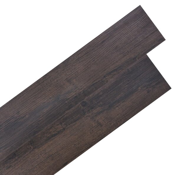 Self-adhesive PVC Flooring Planks 2.51 m² 2 mm Dark Brown