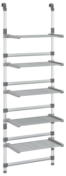 5-Tier Hanging Laundry Drying Rack Aluminium