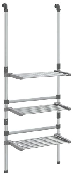 3-Tier Hanging Laundry Drying Rack Aluminium