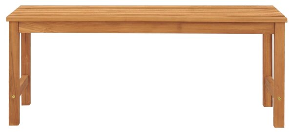 Garden Bench 114 cm Solid Teak Wood