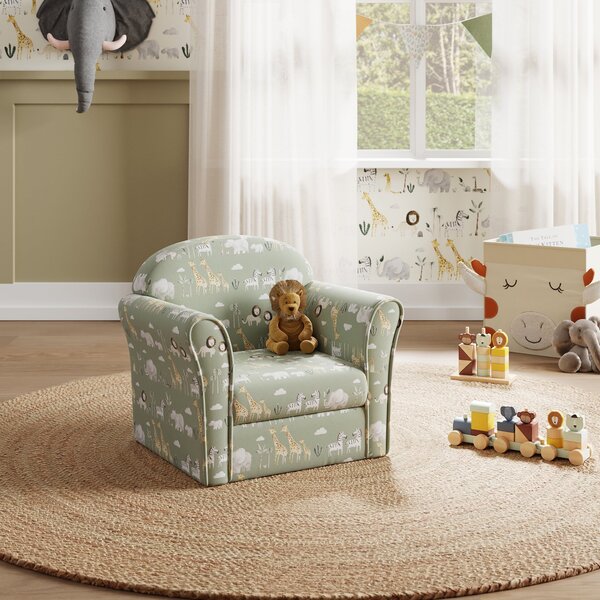 Kids Safari Armchair Green