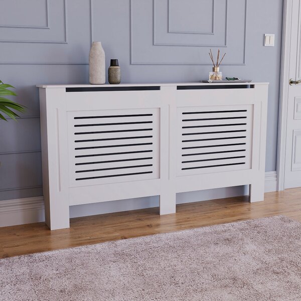 Vida Designs Milton Radiator Cover White