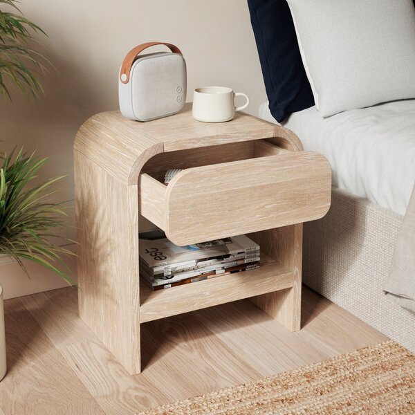 Bennett 1 Drawer Bedside Table