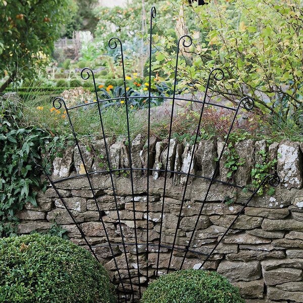 Agriframes Peacock Garden Trellis - 1m x 1.25m - Black
