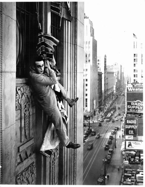 Photography Harold Lloyd In 'Feet First', Archive Photos