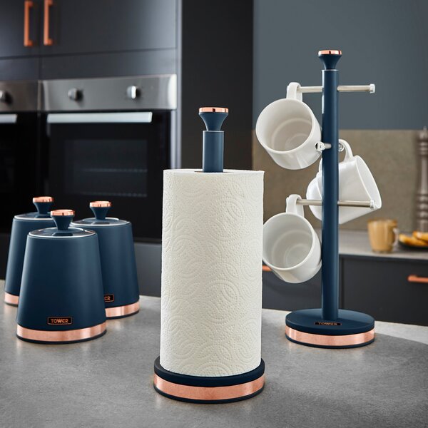 Tower Cavaletto Kitchen Roll Holder Blue