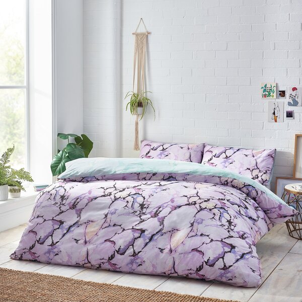 Style Lab Marble Abstract Childrens Bedding Pastel