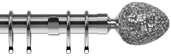 Alexia 28mm Curtain Pole Chrome