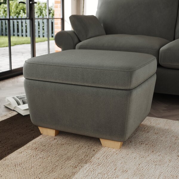 Arundel Storage Footstool grey