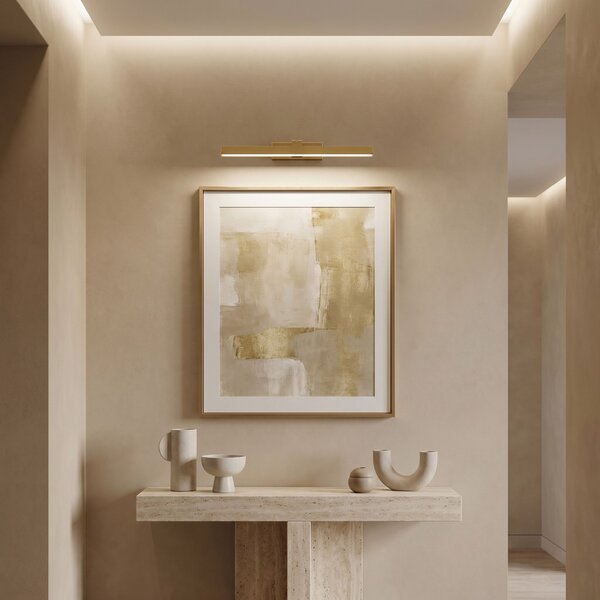 Bathroom LED wall sconce SWE004-1W 43cm GOLD