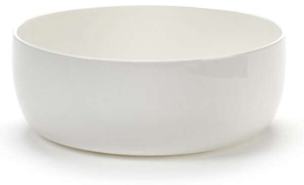 Serax Base breakfast bowl with low rim white 16 cm