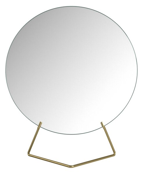 MOEBE Table mirror Ø20 cm Brass