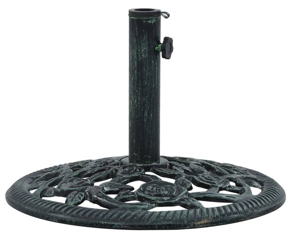 Umbrella Base Green 9 kg 40 cm Cast Iron