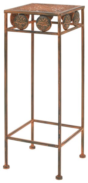 Plant Stand Set 3 Pieces Vintage Style Metal Rusty