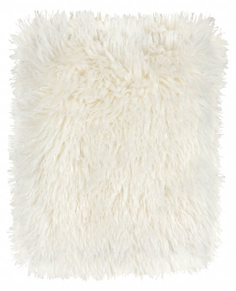 Furn Rowan Faux Fur Throw 130cm x 180cm Ecru